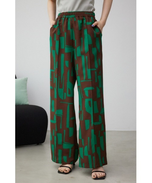 セール】ジオメトリックパターンイージーパンツ（その他パンツ）｜AZUL