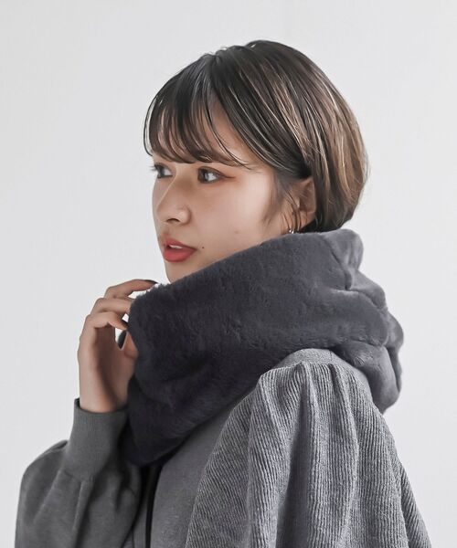 フェイクファースヌード（ネックウォーマー/スヌード）｜rps（アール