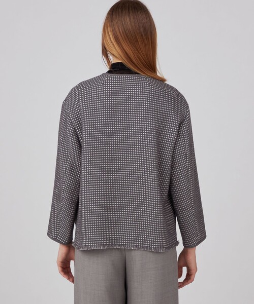 BALLSEY（ボールジィ）の「ワッフルツイード ノーカラージャケット