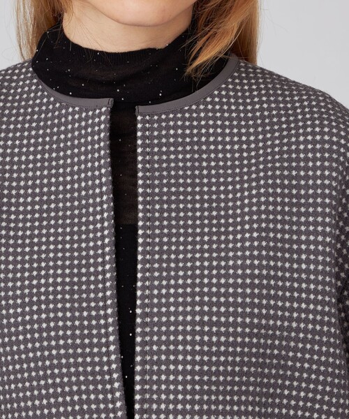 BALLSEY（ボールジィ）の「ワッフルツイード ノーカラージャケット