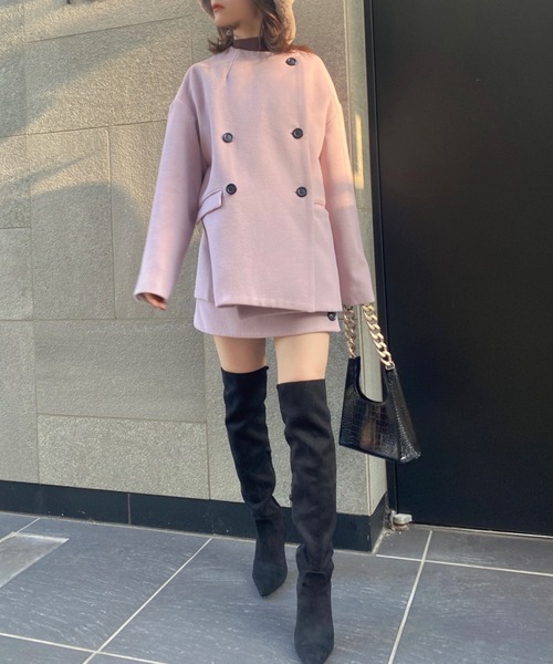 EIMY ISTOIRE（エイミーイストワール）の「バイカラーボタンショート