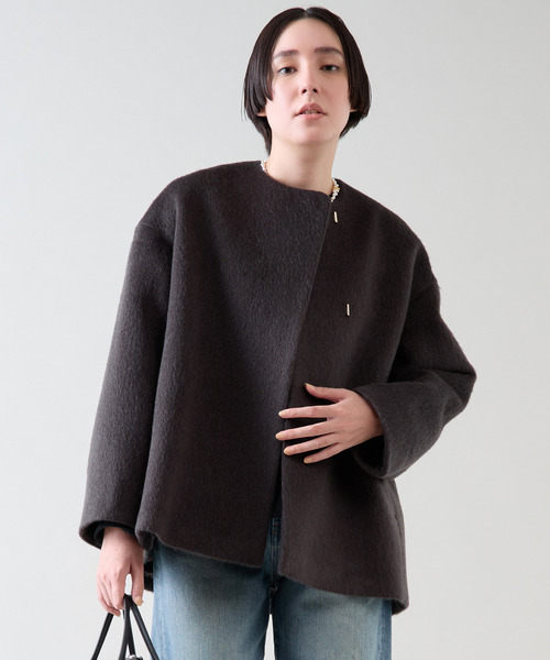 martinique（マルティニーク）の「ノーカラーコート（ノーカラーコート