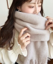 マフラー（ベージュ系・ウール・ニット）ファッション通販 - ZOZOTOWN