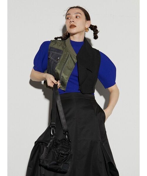 UN3D.（アンスリード）の「ファブリックミックスベスト（ベスト）」 - WEAR