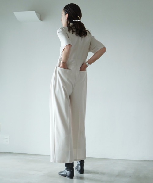 セール】【CLANE/クラネ】STAND COLLAR LOOSE ALL IN ONE/スタンド