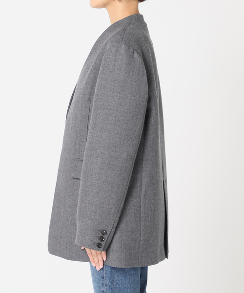 plage（プラージュ）の「【R'IAM】ノーカラー コートジャケット（ノー