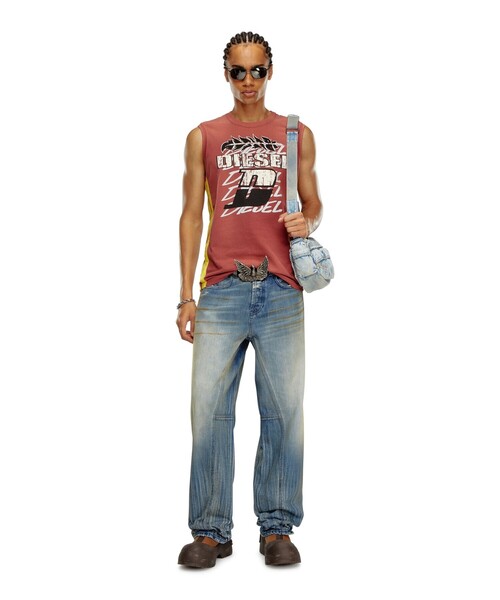 DIESEL（ディーゼル）の「メンズ タンクトップ プリント（タンクトップ