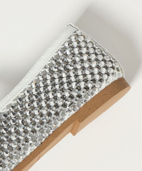 メッシュ ビジュー フラットシューズ（その他シューズ）｜UNITED