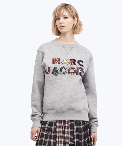 MARC JACOBS（マークジェイコブス）の「LUX EMBELLISHED SWEATSHIRT