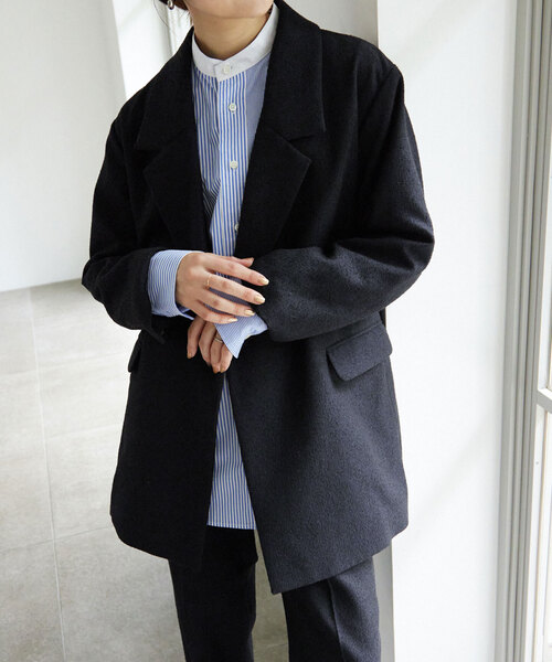 SLOBE IENA（スローブイエナ）の「ループツイードダブルジャケット