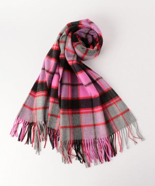 Drawer（ドゥロワー）の「Drawer別注＜JOHNSTONS＞ストール（ピンク