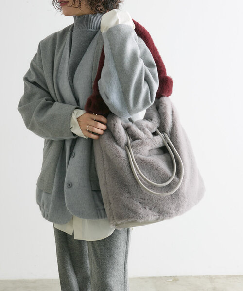 セール】《A4サイズ対応/2way》ビッグエコファートートバッグ（トート