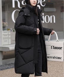 中綿コート フード付き」に該当するジャケット/アウター（ロング丈