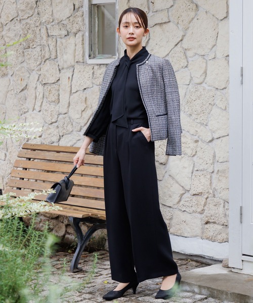 ミックスツィードジャケット/単品/セレモニー/入学式（入園式）/卒業式