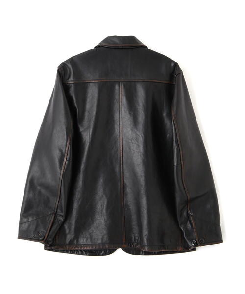 COWHIDE CARCOAT VINTAGE FINISH / カウハイド カーコート