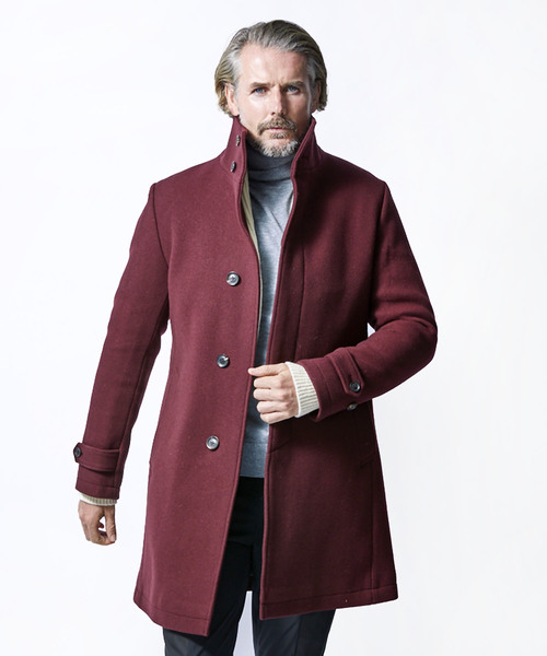 junhashimoto（ジュンハシモト）の「STAND COLLAR COAT（ステンカラー