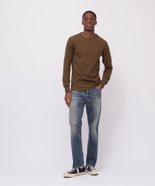 DAILY/デイリー》L/S THERMAL CREW NECK T-SHIRT / 長袖 サーマル