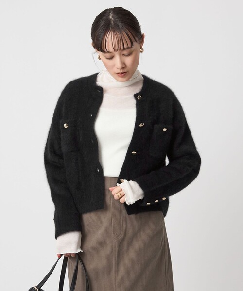 セール】デイリーエリートカーデ（カーディガン/ボレロ）｜green label