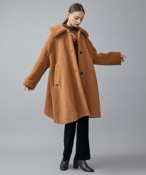 CLANE（クラネ）の「【CLANE/クラネ】VOLUME FLARE BOA COAT
