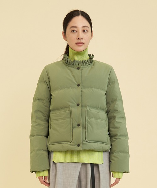 LANVIN en Bleu（ランバンオンブルー）の「フリルカラーパイピング