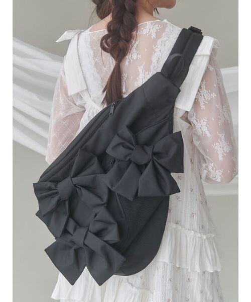 ribbonワンショルダーバッグ（ショルダーバッグ）｜merry jenny