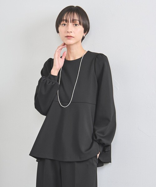 UNITED ARROWS（ユナイテッドアローズ）の「SPONGY ペプラム ブラウス