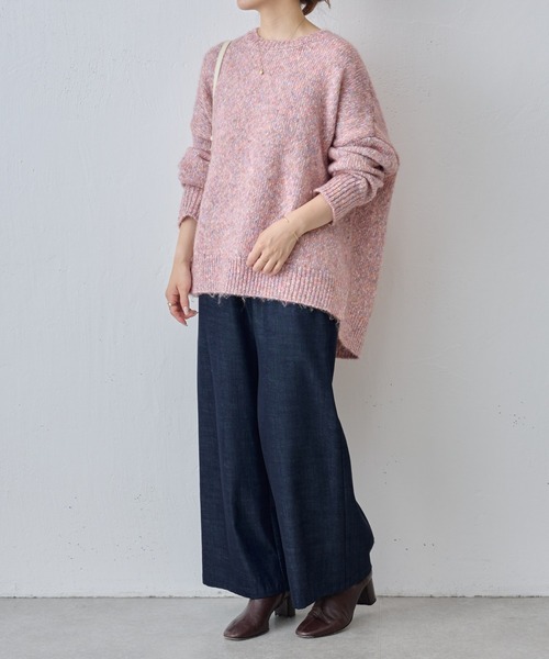 BEARDSLEY（ビアズリー）の「ウエストリブテンセルデニムパンツ