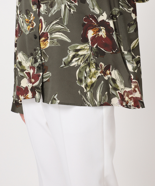 Noble（ノーブル）の「スモーキーフラワープリントシャツ（シャツ