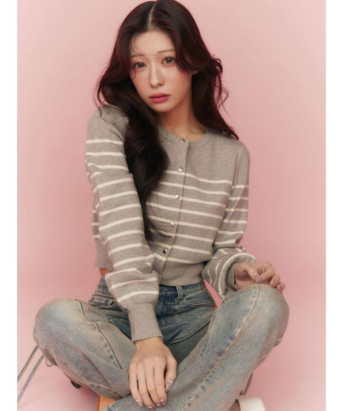 追加生産分】カットアウトリボンデニムパンツ（デニムパンツ