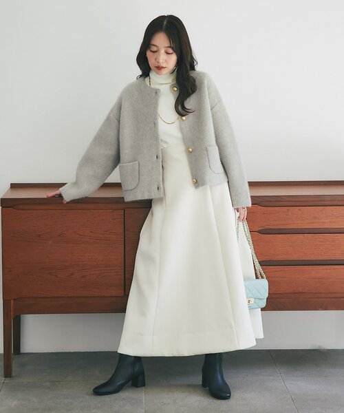 セール】【春まで使える！・着回し力抜群】ハイクオリティウール接結