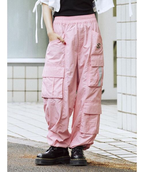 jouetie（ジュエティ）の「ナイロンルーズカーゴパンツ（カーゴパンツ
