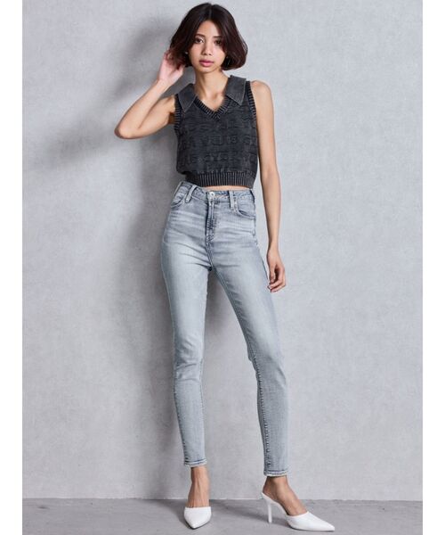 ハイウエストワンウォッシュスキニーパンツ（デニムパンツ）｜GYDA