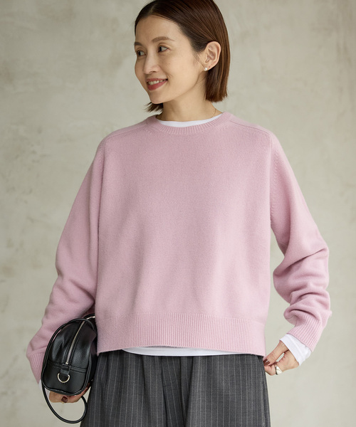 IENA（イエナ）の「SUPER180クルーネックプルオーバー（ニット