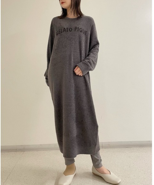 gelato pique（ジェラートピケ）の「ホットスムーズィーLOGOワンピース
