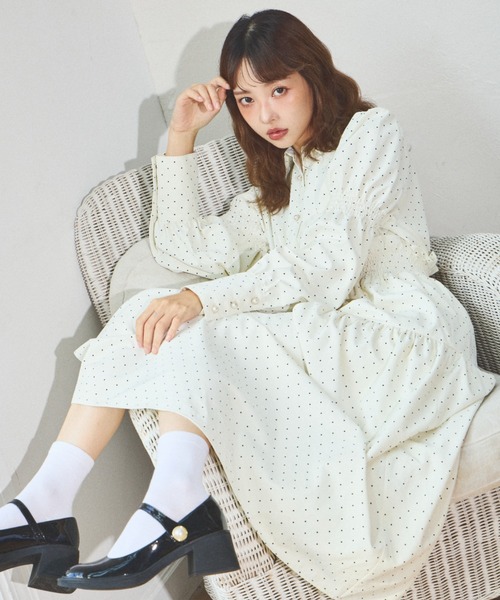 Retro Classical Long Dress / レトロクラシカルロングワンピース