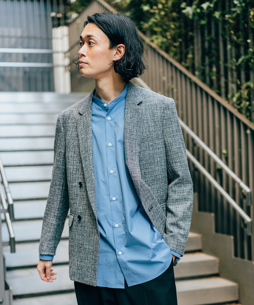 EDIFICE（エディフィス）の「スラブツイード ダブルブレスト