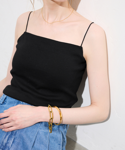 追加2》カップ付きフライスキャミソール（その他アンダーウェア