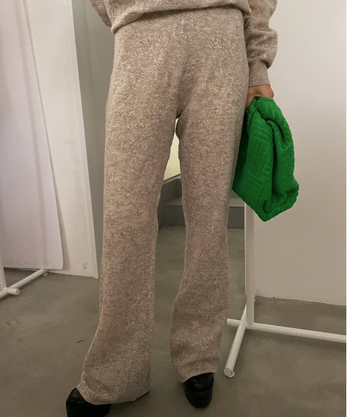 Ameri（アメリ）の「LACE LIKE KNIT PANTS（その他パンツ）」 - WEAR