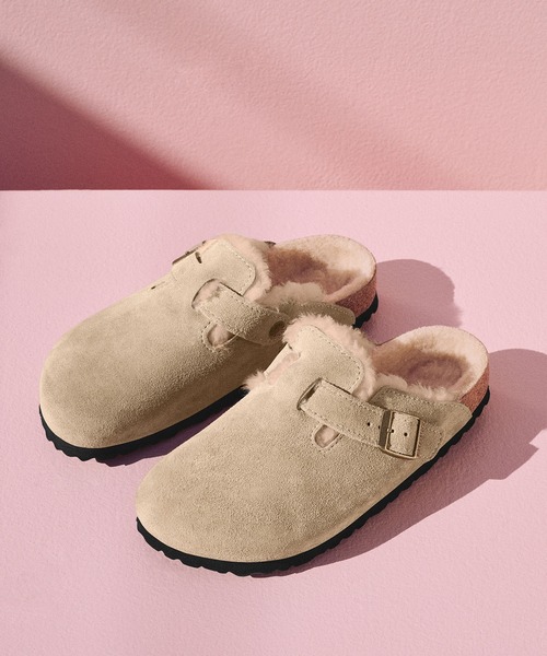 BIRKENSTOCK/ビルケンシュトック レディース サンダル ボア モコモコ