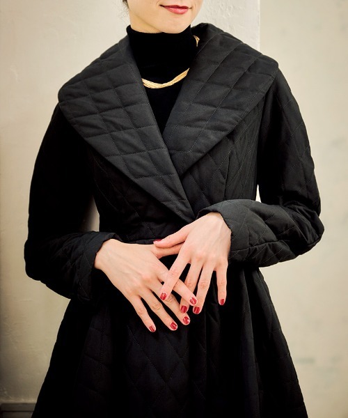 JENNE（ジェンヌ）の「フレンチシック キルティングフレアコート