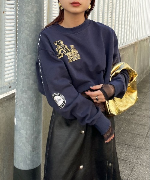 Ameri（アメリ）の「WAPPEN SWEAT TOP（スウェット）」 - WEAR