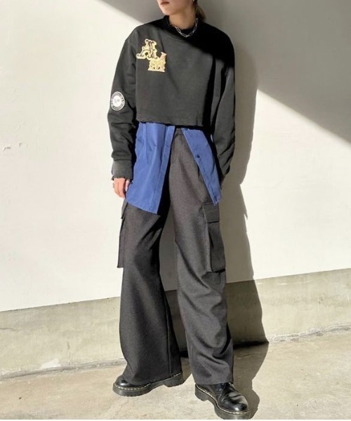 Ameri（アメリ）の「WAPPEN SWEAT TOP（スウェット）」 - WEAR