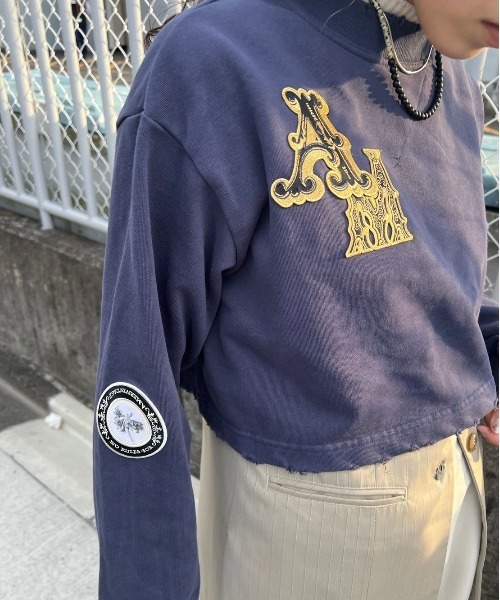 Ameri（アメリ）の「WAPPEN SWEAT TOP（スウェット）」 - WEAR