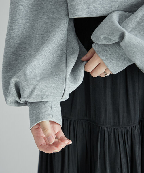 セール】ポンチスウェットティアードワンピースSET（ワンピース