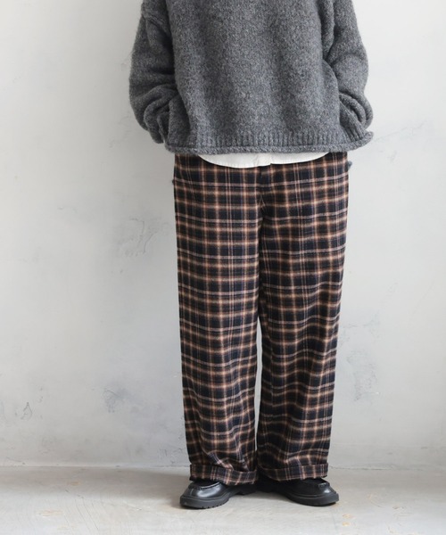 もみの木のチェックパンツ（その他パンツ）｜soulberry（ソウルベリー