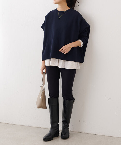 BEARDSLEY（ビアズリー）の「裾フリルストライプブラウス（シャツ