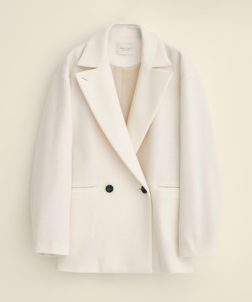 PUBLIC TOKYO/パブリックトウキョウ】エアリークロスジャケットコート