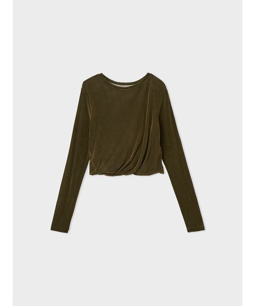 フロッキーチュールねじりTシャツ（Tシャツ/カットソー）｜MIESROHE