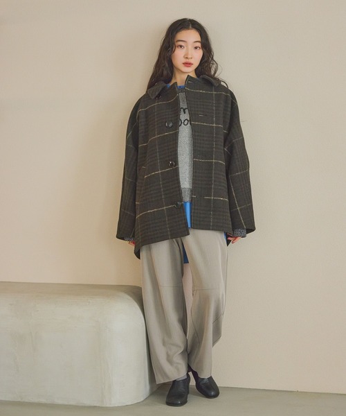 niko and（ニコアンド）の「ライトモッサドルマンジャケットコート