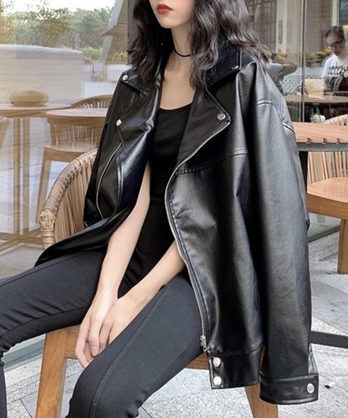 FREE STYLISTS（フリー スタイリスト）の「レザーライダースジャケット